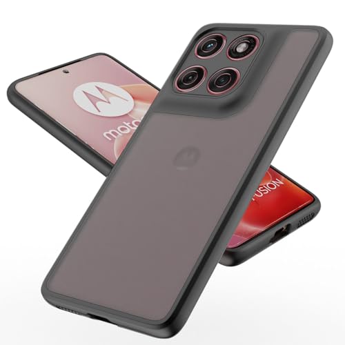 BEEJTUNY Hülle für Motorola Edge 60 Fusion/Moto Edge 60, Mattiert Handyhülle, Vergilbungsfreie Stoßfeste Schutzhülle mit Fallschutz, Anti-Vergilbung Hülle. MS von BEEJTUNY
