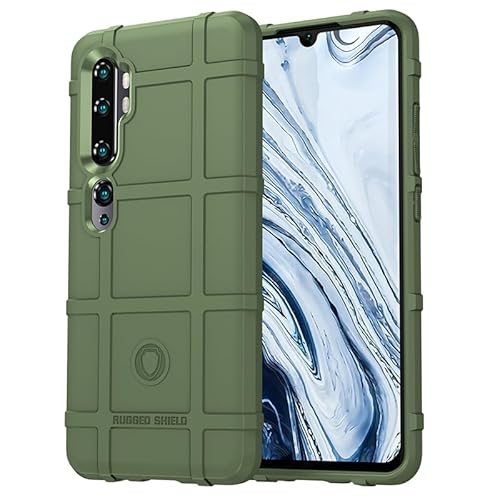 BEEJTUNY Hülle für Xiaomi Redmi Note 10/Redmi Note 10S Case, Stoßfeste TPU Schutzhülle mit Rutschfester Textur, Modische Anti-Fingerabdruck Mattierte Handyhülle.Grün von BEEJTUNY
