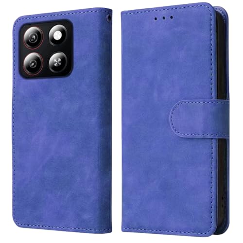 BEEJTUNY Leder Hülle für ZTE Blade A55/ ZTE Blade A35, PU Handyhülle mit Hautfreundliche Textur, Stoßfeste Schutzhülle mit Magnetverschluss und Halterung. Blau BEEJTUNY Leder Hülle für ZTE Blade A55/ ZTE Blade A35, PU Handyhülle mit Hautfreundliche Textur, Stoßfeste Schutzhülle mit Magnetverschluss und Halterung. Blau von BEEJTUNY