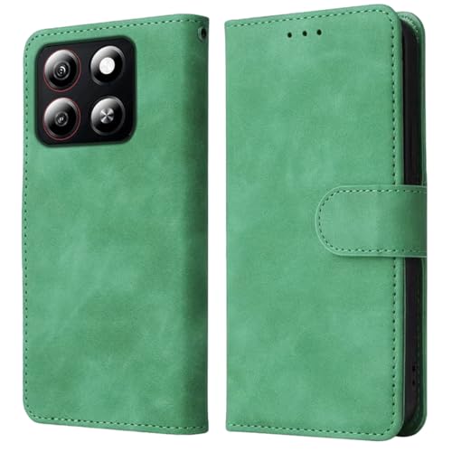 BEEJTUNY Leder Hülle für ZTE Blade A55/ ZTE Blade A35, PU Handyhülle mit Hautfreundliche Textur, Stoßfeste Schutzhülle mit Magnetverschluss und Halterung. Grün BEEJTUNY Leder Hülle für ZTE Blade A55/ ZTE Blade A35, PU Handyhülle mit Hautfreundliche Textur, Stoßfeste Schutzhülle mit Magnetverschluss und Halterung. Grün von BEEJTUNY