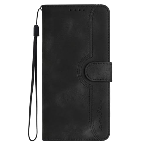 BEENTRYS PU Leder Handyhülle für Oppo F17 Pro / A93 2020 4G Klapphülle,Smile Handytasche Kartenfach Standfunktion Kickstand Brieftasche Magnetisch Flip Case Stoßfest Schutzhülle-Schwarz BEENTRYS PU Leder Handyhülle für Oppo F17 Pro / A93 2020 4G Klapphülle,Smile Handytasche Kartenfach Standfunktion Kickstand Brieftasche Magnetisch Flip Case Stoßfest Schutzhülle-Schwarz von BEENTRYS