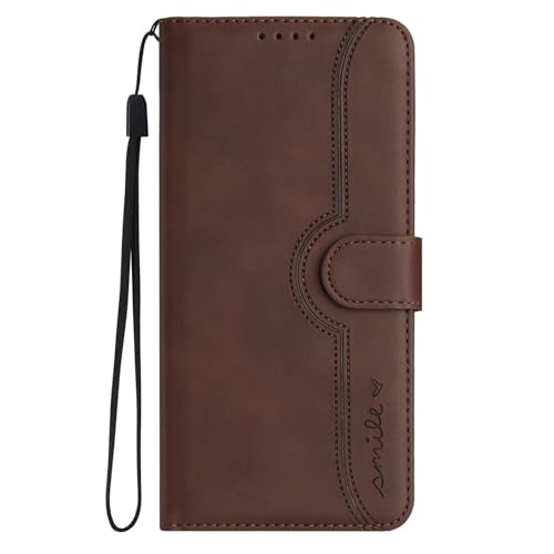 BEENTRYS PU Leder Handyhülle für Sharp Aquos R9 Pro Klapphülle,Smile Handytasche Kartenfach Standfunktion Kickstand Brieftasche Magnetisch Flip Case Stoßfest Schutzhülle-Braun BEENTRYS PU Leder Handyhülle für Sharp Aquos R9 Pro Klapphülle,Smile Handytasche Kartenfach Standfunktion Kickstand Brieftasche Magnetisch Flip Case Stoßfest Schutzhülle-Braun von BEENTRYS
