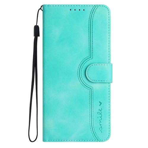BEENTRYS PU Leder Handyhülle für iPhone 13 Pro Max Klapphülle,Smile Handytasche Kartenfach Standfunktion Kickstand Brieftasche Magnetisch Flip Case Stoßfest Schutzhülle-Hellblau BEENTRYS PU Leder Handyhülle für iPhone 13 Pro Max Klapphülle,Smile Handytasche Kartenfach Standfunktion Kickstand Brieftasche Magnetisch Flip Case Stoßfest Schutzhülle-Hellblau von BEENTRYS