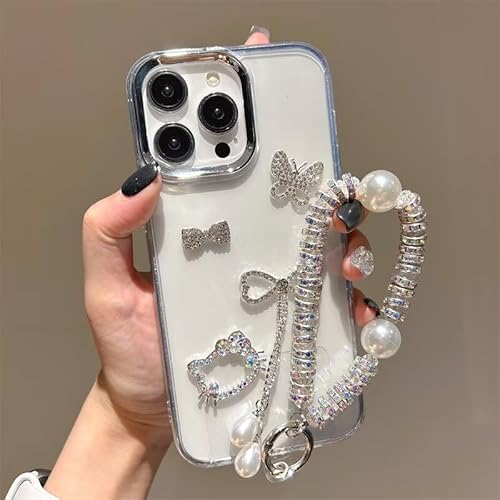 BEENTRYS Transparent TPU Handyhülle für Huawei nova 13 Pro Hülle,Katze Schleife Bumper Schmetterling Muster Perlen Handschlaufe Mädchen Frauen Durchsichtig Stoßfest Schutzhülle-Klar-Clear BEENTRYS Transparent TPU Handyhülle für Huawei nova 13 Pro Hülle,Katze Schleife Bumper Schmetterling Muster Perlen Handschlaufe Mädchen Frauen Durchsichtig Stoßfest Schutzhülle-Klar-Clear von BEENTRYS
