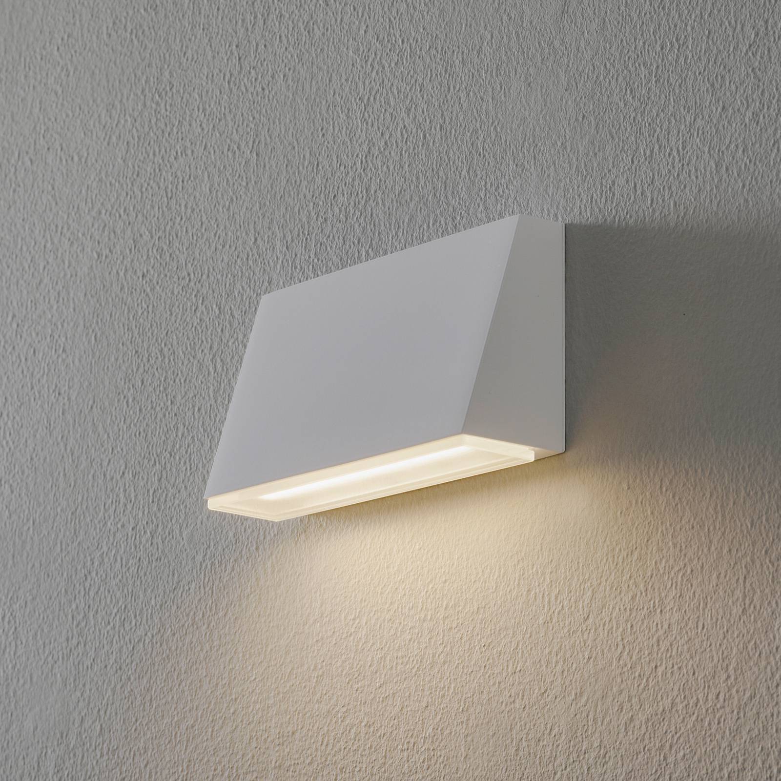 BEGA 50071 Wandlampe trapez 3000K 18cm weiß 770lm BEGA 50071 Wandlampe trapez 3000K 18cm weiß 770lm von BEGA