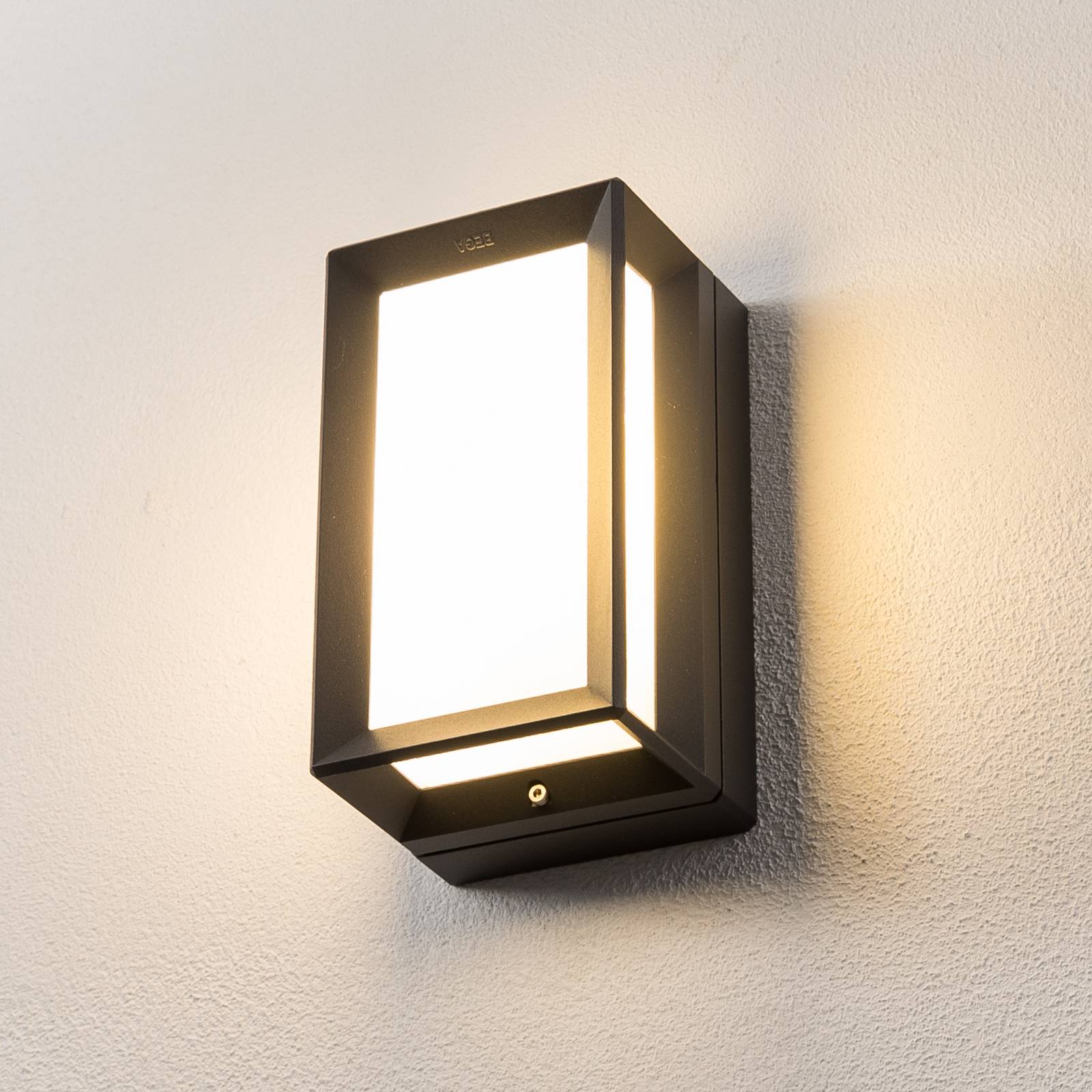 BEGA Außenwandleuchte 22733 E27, grafit, Aluminiumguss, Glas BEGA Außenwandleuchte 22733 E27, grafit, Aluminiumguss, Glas von BEGA