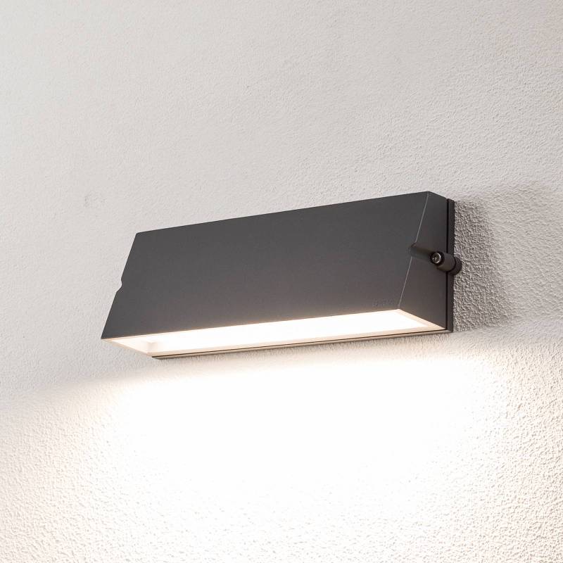 BEGA LED-Außenwandleuchte 24374 K3 grafit Aluminiumguss DALI von BEGA