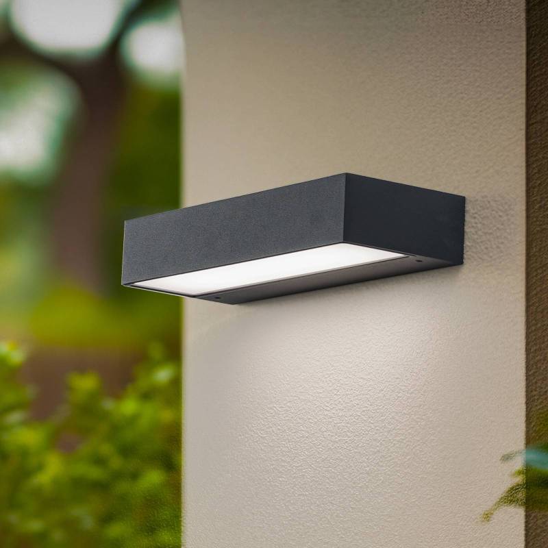 BEGA LED-Außenwandlampe 24472, grafit Metall IP65 CCT von BEGA
