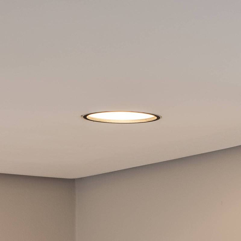 BEGA LED-Deckeneinbauspot Studio Line, schwarz/alu, Aluguss von BEGA