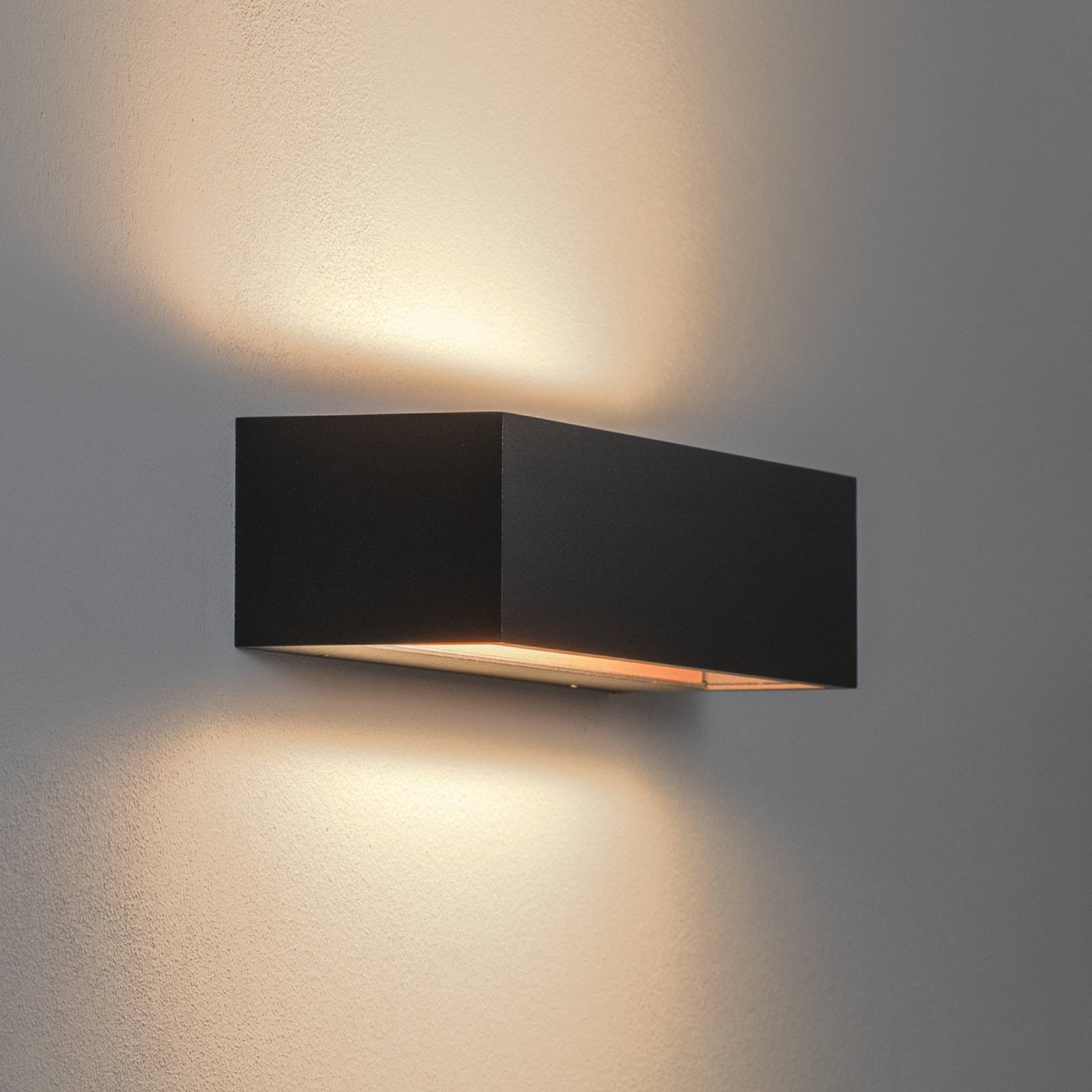 BEGA LED-Wandleuchte Studio Line, schwarz, Metall, 30 cm BEGA LED-Wandleuchte Studio Line, schwarz, Metall, 30 cm von BEGA