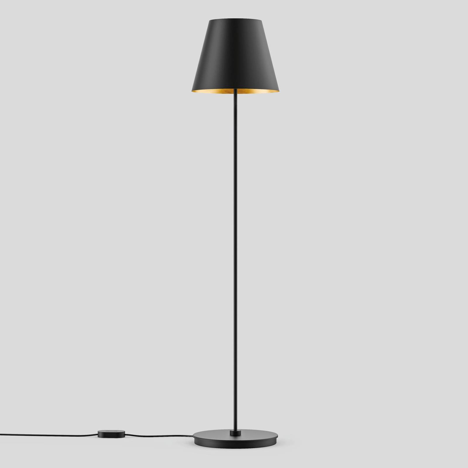 BEGA Studio Line Stehlampe schwarz/messing 150cm von BEGA