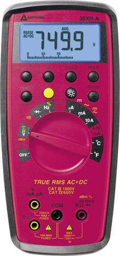 Beha Amprobe 38XR-A-D Hand-Multimeter digital CAT III 1000 V, CAT IV 600V Anzeige (Counts): 9999 von BEHA AMPROBE