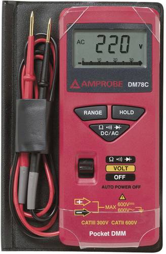 Beha Amprobe DM78C Hand-Multimeter digital CAT II 600 V, CAT III 300V Anzeige (Counts): 3400 von BEHA AMPROBE