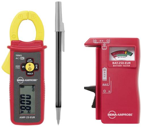 Beha Amprobe Fluke AMP-25 KIT Stromzange digital CAT III 600V Anzeige (Counts): 6000 von BEHA AMPROBE