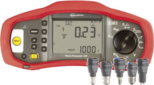 Beha Amprobe PROINST-200-EUR KIT1 Installationstester VDE-Norm 0100 von BEHA AMPROBE