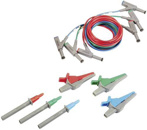 Beha Amprobe PROINSTALL-TL-KIT Sicherheits-Messleitungs-Set [Stecker 4 mm, Buchse 4mm - Abgreifklemm von BEHA AMPROBE