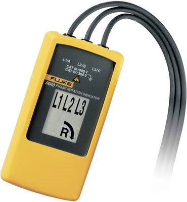 Fluke Drehrichtungstester für Drehstromnetze - 700 V - Schwarz - Gelb - 15 - 400 Hz - IP40 - 0 - 40 °C - 61 mm (4014969) von BEHA