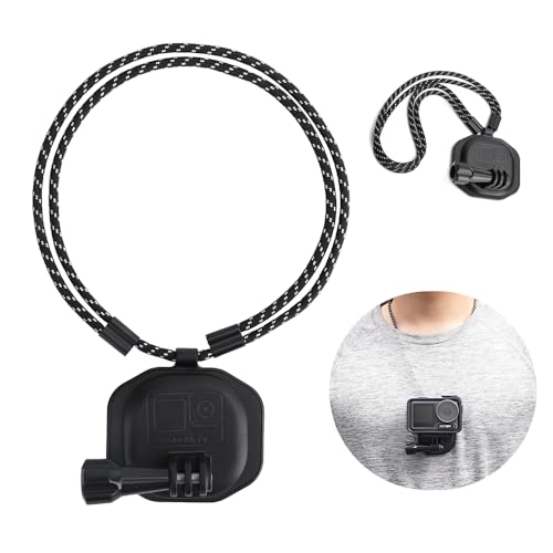 BEHORSE Magnetische Hals-Halterung mit Umhängeband für GoPro 12 11 10 9 /Insta360 X3 Go3 Ace Pro/DJI Action 4 Osmo Pocket 3 Kameras von BEHORSE