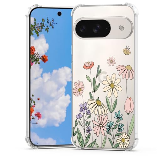 BEIMEITU Schutzhülle für Google Pixel 9, Blumenmuster, Frühlingsgarten-Muster, stoßfest, weich, transparent, für Google Pixel 9, Frauen BEIMEITU Schutzhülle für Google Pixel 9, Blumenmuster, Frühlingsgarten-Muster, stoßfest, weich, transparent, für Google Pixel 9, Frauen von BEIMEITU