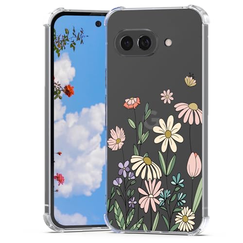 BEIMEITU Schutzhülle für Google Pixel 9A, Blumenmuster, Frühlingsgarten, Mädchen, stoßfest, weich, transparent, für Google Pixel 9A BEIMEITU Schutzhülle für Google Pixel 9A, Blumenmuster, Frühlingsgarten, Mädchen, stoßfest, weich, transparent, für Google Pixel 9A von BEIMEITU