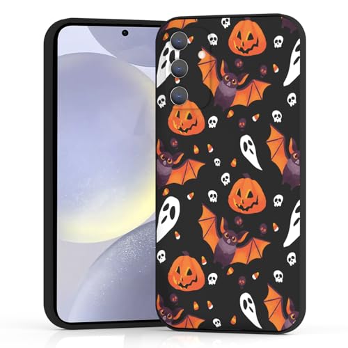 BEIMEITU Schutzhülle für Samsung Galaxy S24, Halloween, Kürbisfledermäuse, süßes Design, Kinder, Frauen, Mädchen, schwarz, stoßfest, weich, Totenkopf-Nüsse, Handyhülle für Samsung Galaxy S24 BEIMEITU Schutzhülle für Samsung Galaxy S24, Halloween, Kürbisfledermäuse, süßes Design, Kinder, Frauen, Mädchen, schwarz, stoßfest, weich, Totenkopf-Nüsse, Handyhülle für Samsung Galaxy S24 von BEIMEITU
