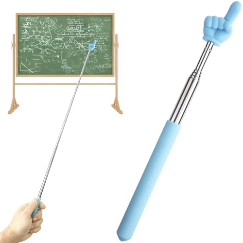 BEIQIYA Einziehbare Lehrpointer-Sticks, bunte, ausziehbare Handführungsstäbe zum Lesen, Fingerzeigerstäbchen, Schulklassenzimmer, Zubehör für Studenten, Lehrer, Blau BEIQIYA Einziehbare Lehrpointer-Sticks, bunte, ausziehbare Handführungsstäbe zum Lesen, Fingerzeigerstäbchen, Schulklassenzimmer, Zubehör für Studenten, Lehrer, Blau von BEIQIYA