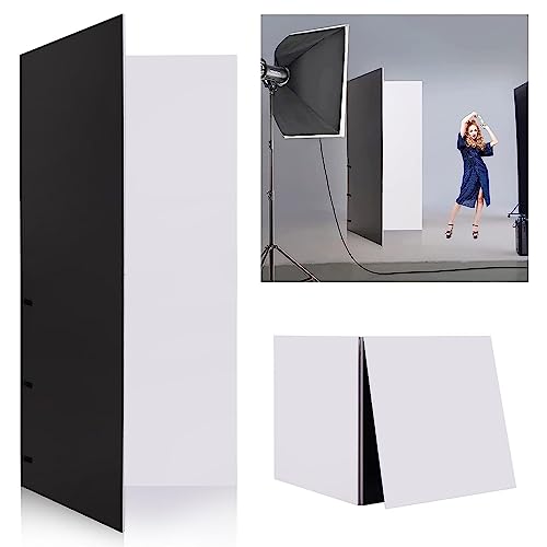 Fotografie-Faltbarer Reflektor-Hintergrund, 78,7 x 78,7 Zoll, 2-in-1-Hintergrund, Karton, doppelseitig, schwarz/weißes Lichtdiffusorbrett, BEIYANG von BEIYANG