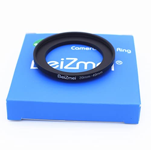 39 mm bis 49 mm Ringe Filter-Adapter kompatibel mit allen 39 mm Objektiven mit 49 mm UV, ND, CPL, Filter, 39 mm Lens to 49 mm Ringfilter von BEIZMEI
