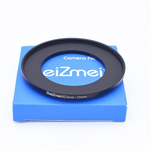 40,5 mm auf 72 mm Ringe Adapter Filterlinse kompatibel mit allen 40,5 mm Objektiven mit 72 mm UV, ND, CPL Filter, 40,5 mm Lens to 72 mm Filter Ring von BEIZMEI