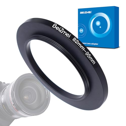 82 mm auf 95 mm Filter Adapter von, kompatibel mit Allen 82mm, Objektiv mit 95mm, UV, ND, CPL, Filter,82 mm Lens to 95 mm, Kamerafilter (82-95 mm) von BEIZMEI