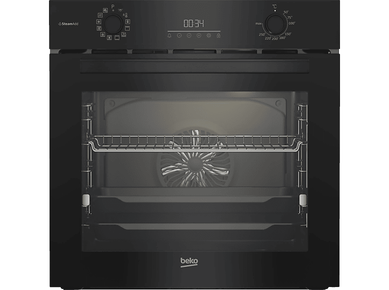 BEKO BBIS17300BCS, Backofen (Einbaugerät, 72 l, 594 mm breit), Dampfgarfunktion von BEKO