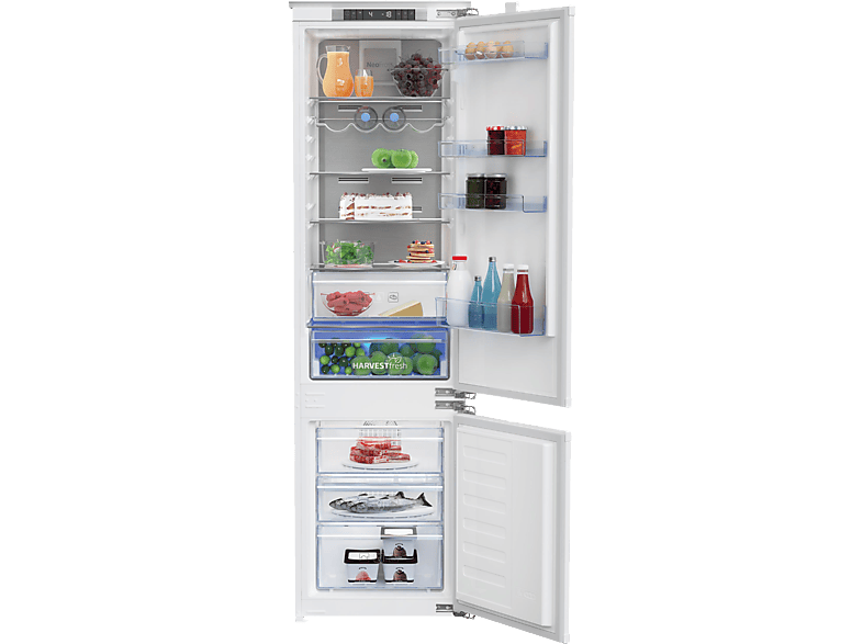 BEKO BCNA306E4FN Kühlgefrierkombination (E, 284 l, 1935 mm hoch, Weiß) von BEKO
