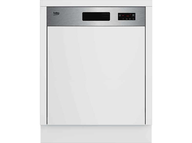 BEKO BDSN15430X Geschirrspüler (teilintegrierbar, 598 mm breit, 48 dB (A), D) von BEKO