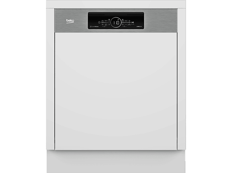 BEKO BDSN36461XC Geschirrspüler (teilintegrierbar, 598 mm breit, 42 dB (A), A) von BEKO