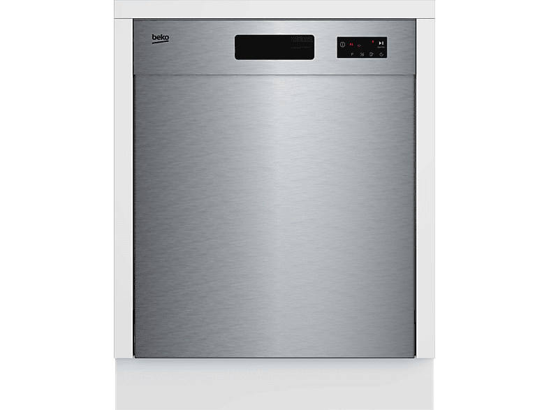 BEKO BDUN15430X Geschirrspüler (unterbaufähig, 598 mm breit, 48 dB (A), D) von BEKO