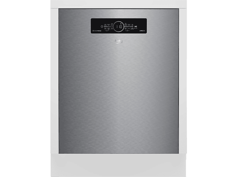 BEKO BDUN3844M0X Geschirrspüler (unterbaufähig, 598 mm breit, 43 dB (A), C) von BEKO