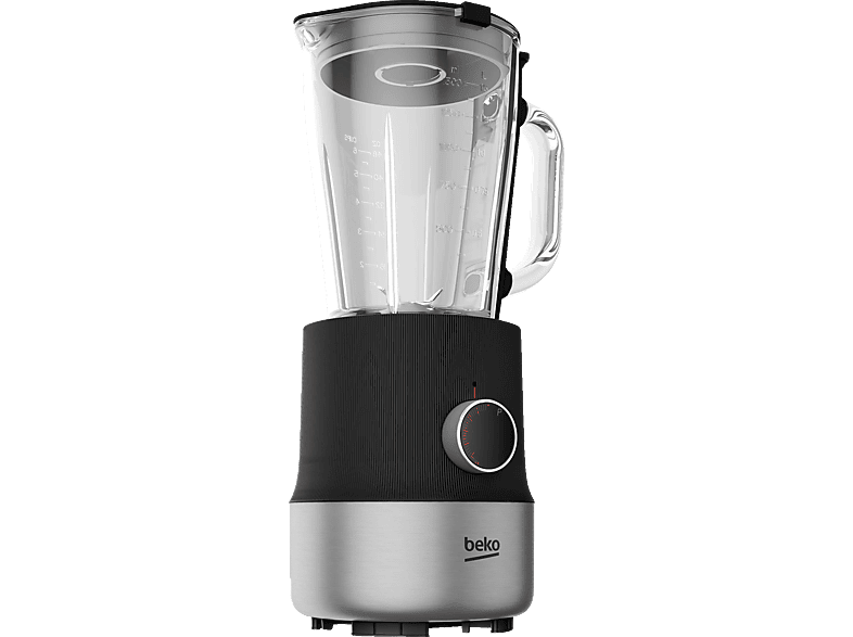 BEKO TBN81808BX Standmixer Edelstahl/Schwarz (800 Watt, 1.5 l) von BEKO