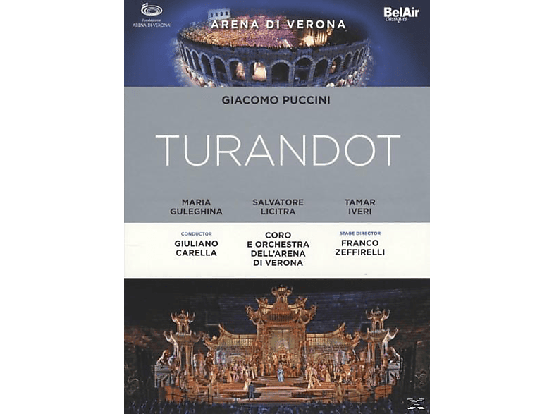 GULEGHINA,MARIA/LICITRA,SALVATORE/IVERI,TAMAR/ZEFFIRELLI,FRA - Turandot (DVD) von BEL AIR