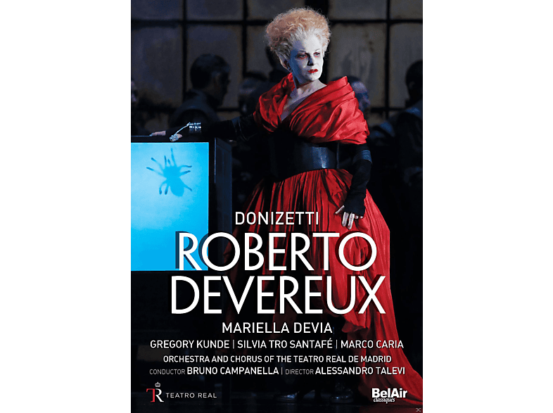 VARIOUS, Orchestra And Chorus Of The Teatro Real De Madrid, Mariella Devia, Marco Caria - Roberto Devereux (DVD) von BEL AIR