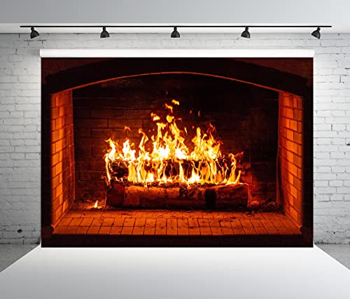 BELECO 2.1x1.5m Stoff Brennender Kamin Hintergrund Brennholz Protokolle loderndes Feuer flammende Hölzer Winter Weihnachten Kamin Fotografie Hintergrund Camping Grillen Party Dekor Banner BELECO 2.1x1.5m Stoff Brennender Kamin Hintergrund Brennholz Protokolle loderndes Feuer flammende Hölzer Winter Weihnachten Kamin Fotografie Hintergrund Camping Grillen Party Dekor Banner von BELECO