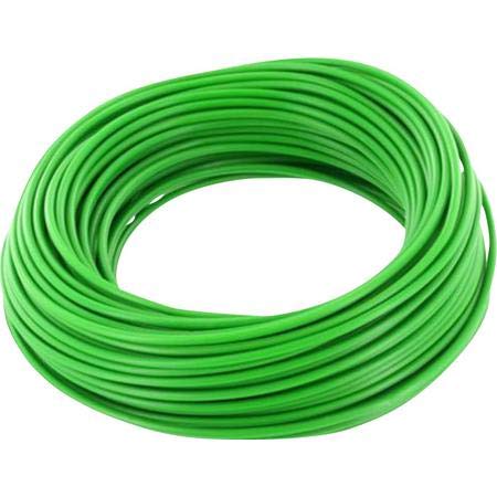BELI-BECO D105/10 Kabel - Kupferdraht 1 x 0,2 mm² (1x0,50mm) - 10 m Ring (Grün) von BELI-BECO