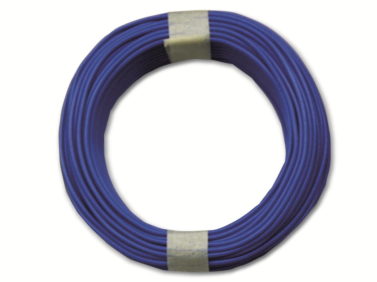 BELI-BECO Kupferdraht, D 105/10 bl, 10m, blau, 0,5mm von BELI-BECO