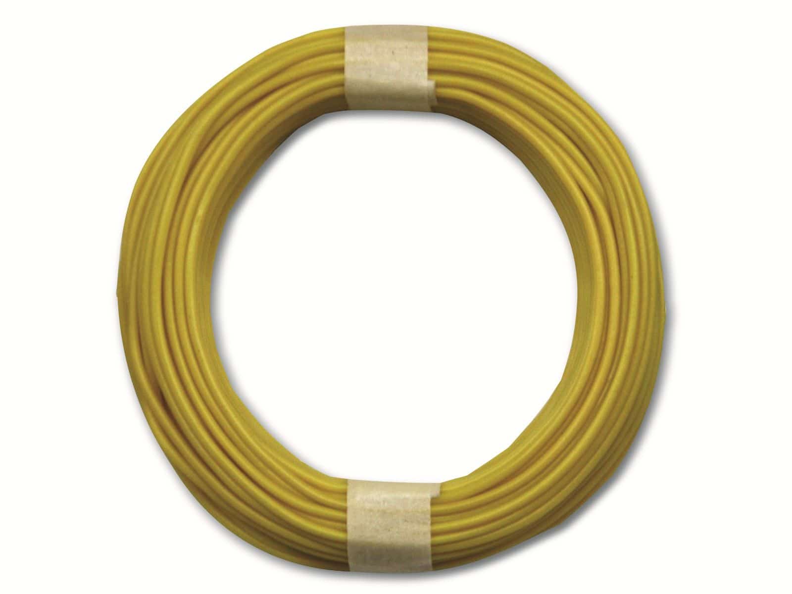 BELI-BECO Kupferlitze, L 118/10 ge, 10m, gelb, 0,14mm² von BELI-BECO