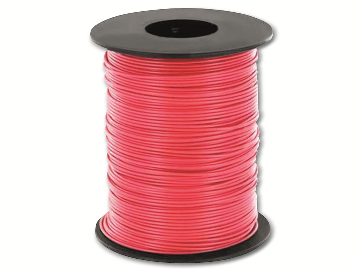 BELI-BECO Kupferlitze, L125/25 rt, 25m, rot, 0,25mm² von BELI-BECO