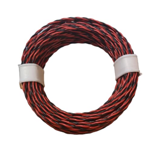 Beli-Beco Kupferlitze 2-adrig verseilt 2 x 0,04mm², 10 m rot/schwarz Beli-Beco Kupferlitze 2-adrig verseilt 2 x 0,04mm², 10 m rot/schwarz von BELI-BECO