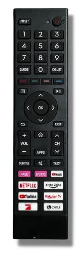 Ersatz Fernbedienung für Hisense TV 70A6FG | 70A6GG | 70E78HQ | 75A6G | 75A6GG | 75A6GS | 75A7GQ | 76A6FG von BELIFE