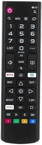 Ersatz Fernbedienung für LG TV Fernseher 75UM7000 | 75UM7000PLA | 75UM7050PLA | 75UN7100 | 75UN71006LCAEU von BELIFE