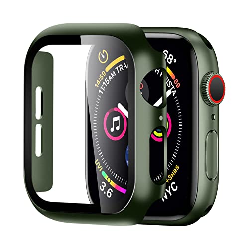 BELIYO Schutzhülle Kompatibel Mit Apple Watch Ultra3/2/1 Series SE2/SE/10/9/8/7/6/5/4 - Gesamtschutzhülle für 46mm (Grün) von BELIYO