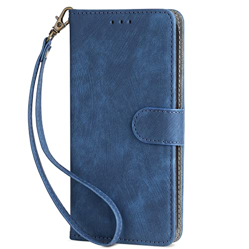 BELLA BEAR Handyhülle Infinix Note 50 4G/50 Pro 4G, Infinix Note 50 4G/50 Pro 4G Hülle, [RFID Blocking Technology], Kickstand-Hülle, Brieftasche für Infinix Note 50 4G/50 Pro 4G-Blau von BELLA BEAR