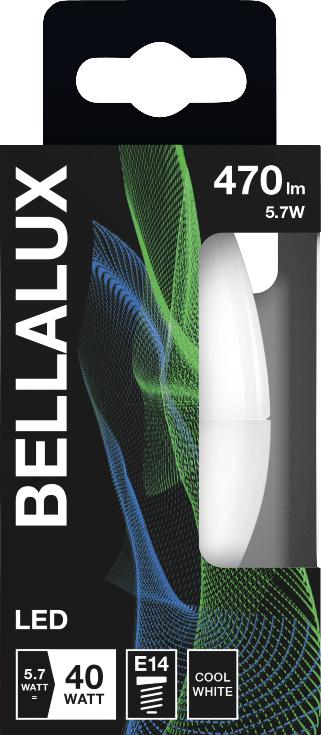 BELLA 5128262 - LED-Lampe E14, 5 W, 470 lm, 4000 K von BELLALUX